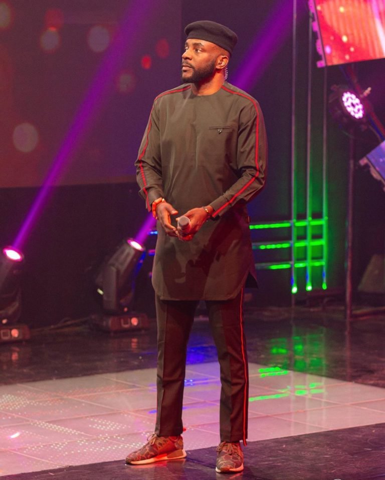 wait are those sneakers ebuka just showed us a new way to rock trads 1