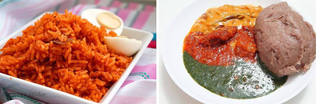 Jollof Amala. Common delicacies at an Owambe Party blog.swaliafrica.com