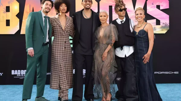 will smith family bad boys premiere