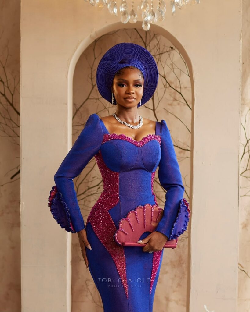 Priscilla Ojo's wedding dress