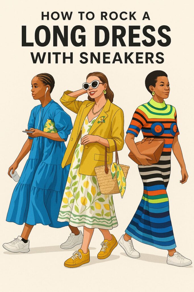 HowtoRockalongdressandSneakers