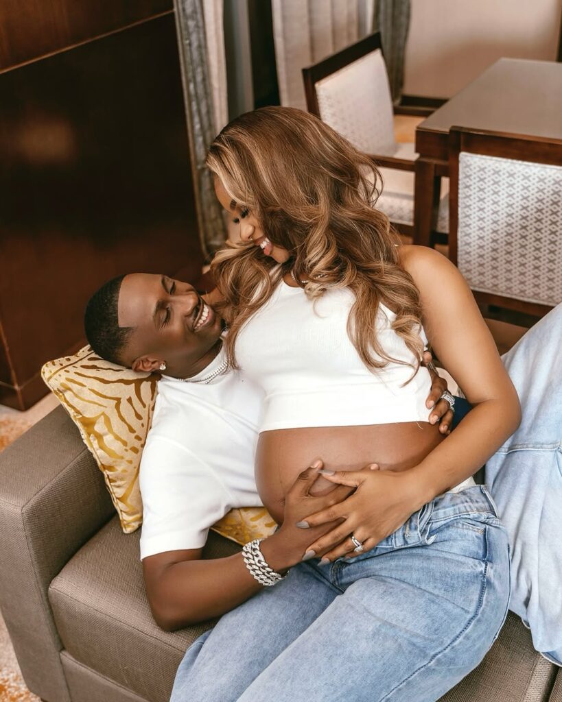 Priscilla Ojo and Juma Jux