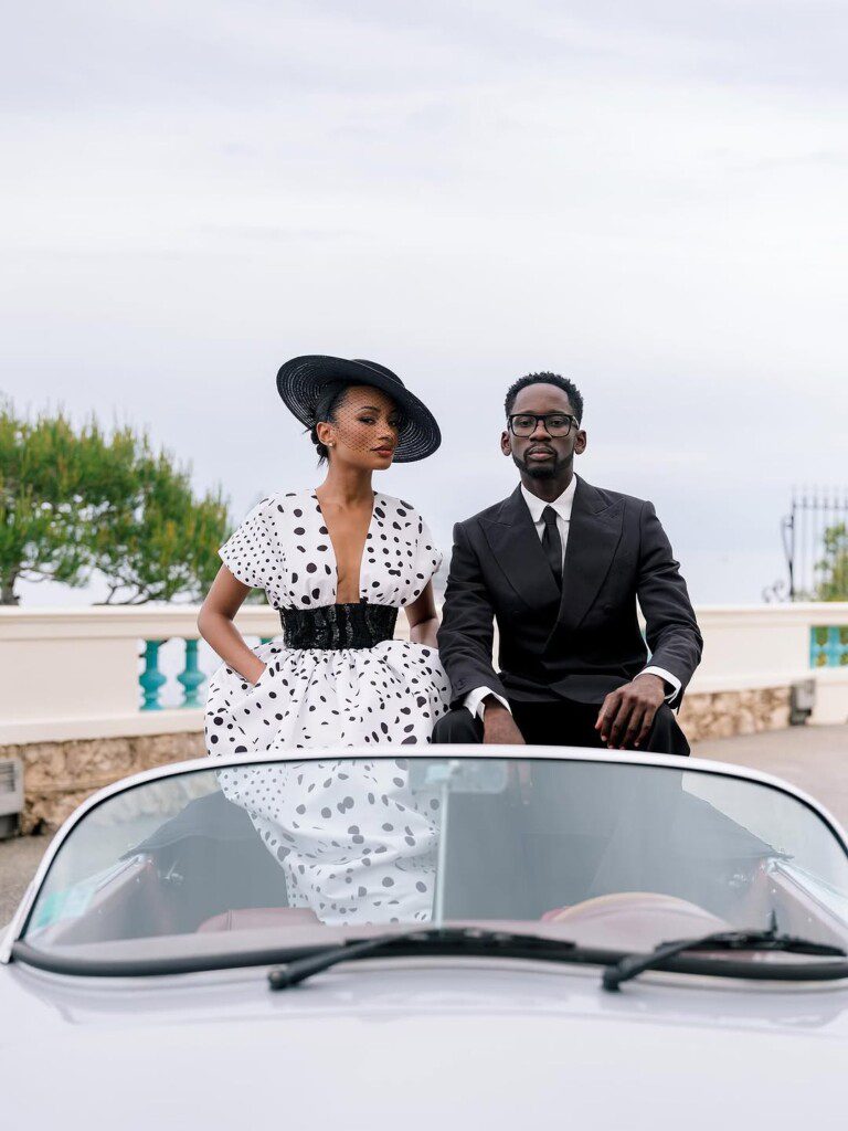 Temi Otedola Makes Polka Dots the New Bridal Classic